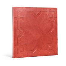 Плитка садовая полимерпесчаная (красная) серия «Эконом»