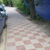 Плитка тротуарная 450x450x30мм (светло-серая) серия «Эконом» большая фото '3'