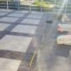 Плитка тротуарная 450x450x30мм (светло-серая) серия «Эконом» большая фото '4'