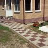 Плитка садовая полимерпесчаная 250х250х20мм (шоколадная) фото '10'