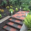 Плитка садовая полимерпесчаная 250х250х20мм (красная) фото '11'
