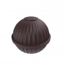 Шар на колпак полимерпесчаный шоколад «Классика»